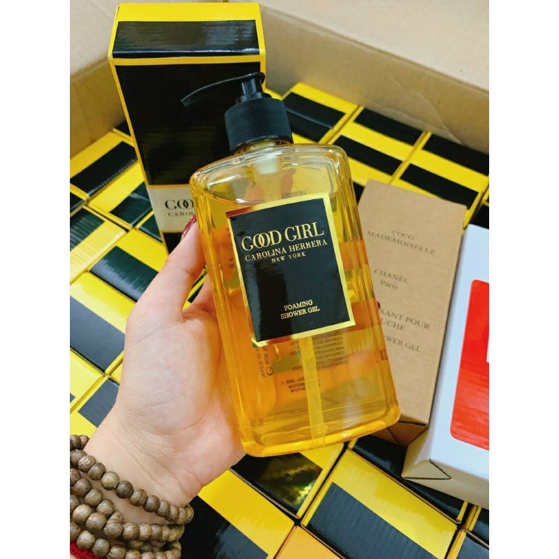 Tổng hợp các mùi sửa tắm hương nước hoa coco, no.5, goodgirl, sexy skin