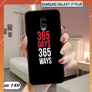 Ốp lưng Samsung Galaxy J7 Plus lưng nhám viền dẻo