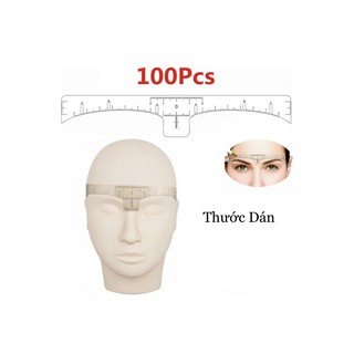 Thước dán đo định hình chân mày phun xăm