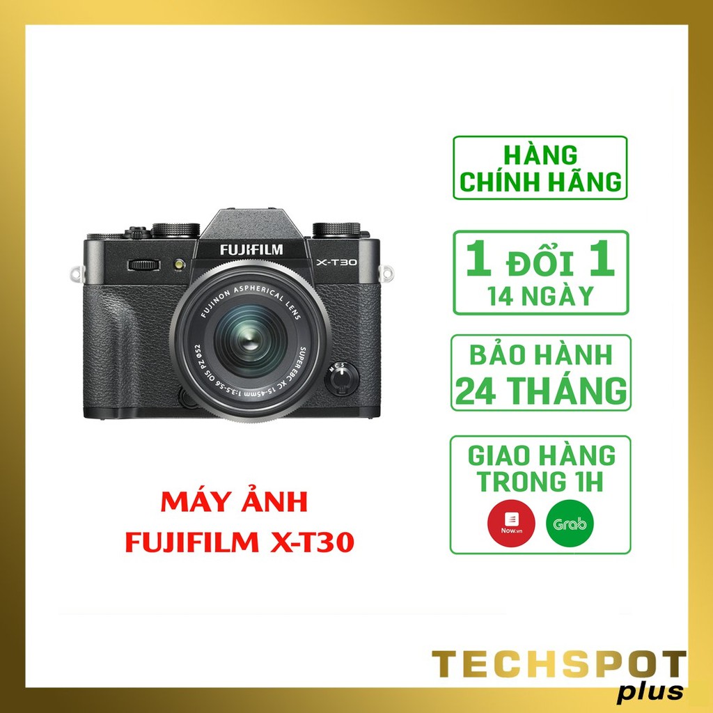 Máy ảnh Fujifilm X-T30 + Kit 15-45mm (Black/Silver/Charcoal Silver) (Chính hãng)