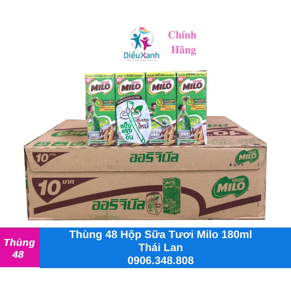 [ Thùng 48 Hộp] Sữa Milo Thái Lan 170ml - Nhập Khẩu Thái Lan