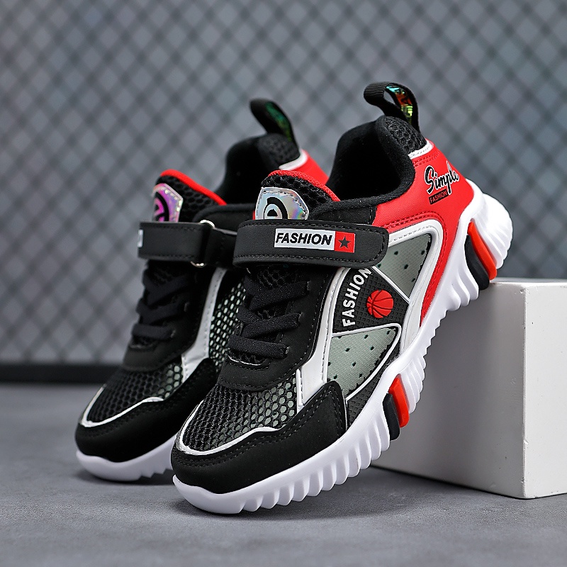 Giày Thể Thao Lưới Thoáng Khí Siêu Nhẹ Thời Trang Mùa Xuân Mới Cho Bé Trai 2022