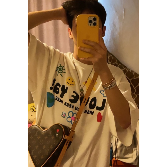 Áo in Chữ Offgun Phong Cách Hàn Quốc