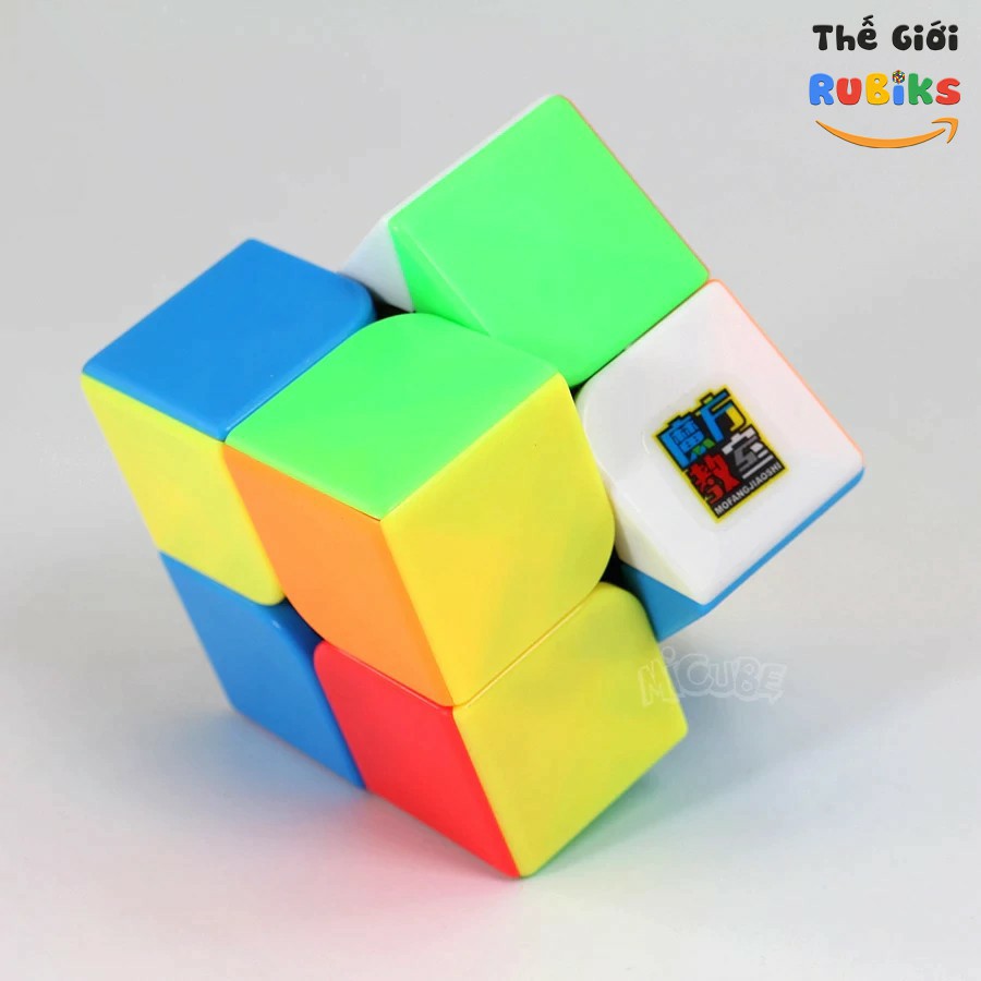 Đồ chơi Rubik 2x2 Stickerless MoYu MeiLong MFJS Rubik 2 Tầng(loại xịn)