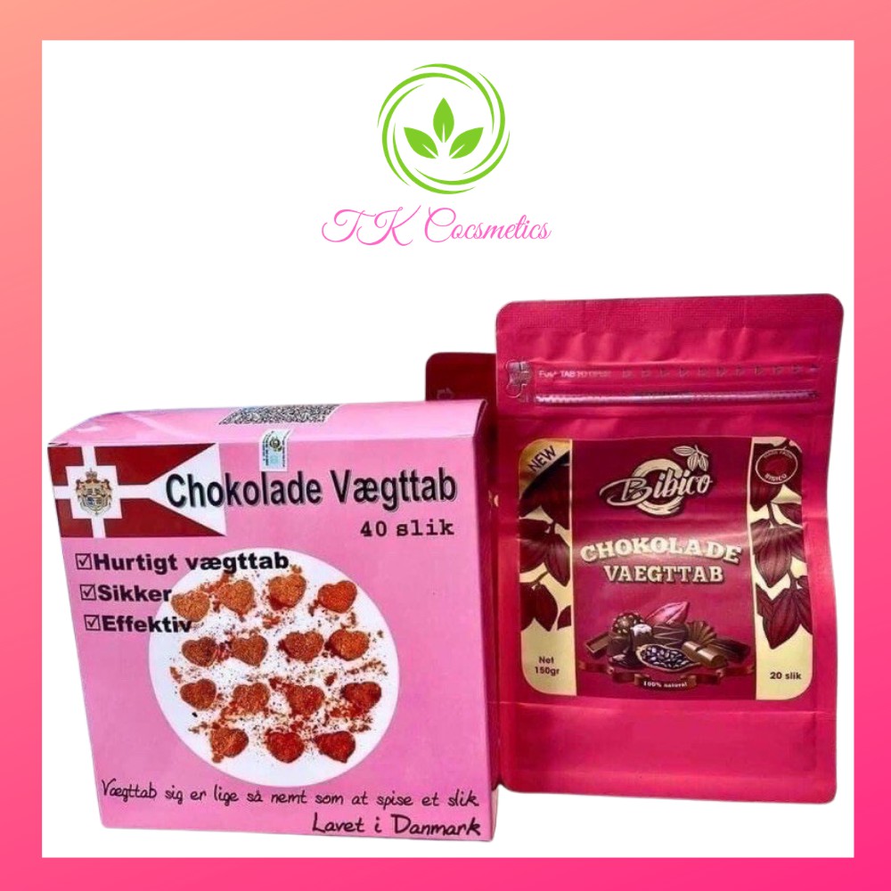 [ Mua 1 tặng Voucher 20k, tặng 1 Mask Collagen 40k] Kẹo Giảm Cân, Socola giảm cân Đan Mạch - Chokolade Veagtab | Thế Giới Skin Care