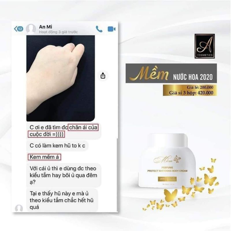 [Chính hãng] KEM BODY MỀM NƯỚC HOA CHỮ A | BigBuy360 - bigbuy360.vn