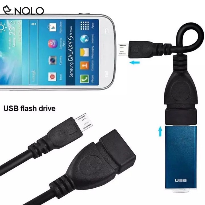 Cáp Truyền Đọc Dữ Liệu OTG Chuẩn 2.0 BS05 Chui MicroUSB Hỗ Trợ Các Dòng Điện Thoại Máy Tính