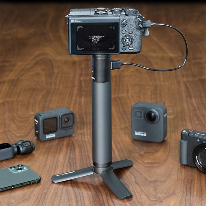 GẬY CẦM PIN ĐIỆN THOẠI – MÁY ẢNH – GOPRO ULANZI BG-3 / BG-4
