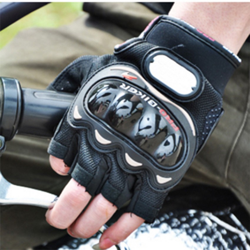 Găng tay chống nắng bảo vệ tay đi xe đạp xe máy đi phượt biker hở ngón