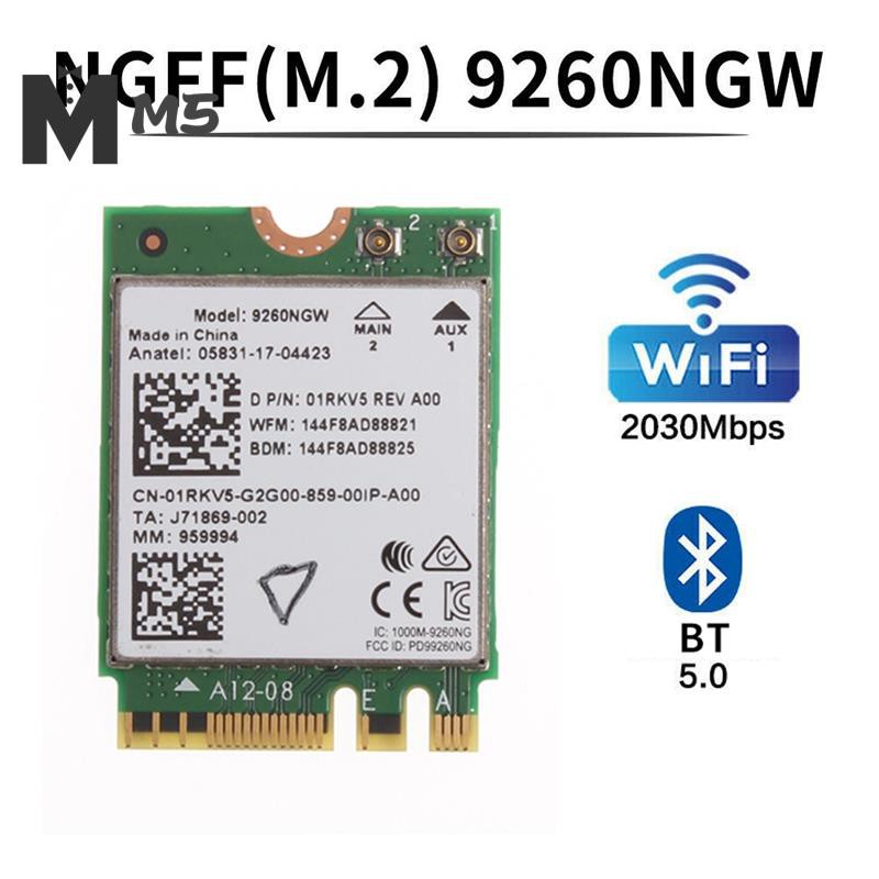 Card Wifi 9260 Ac M.2 Bluetooth 5.0 Cho Laptop Windows 10 M5Vn | BigBuy360 - bigbuy360.vn