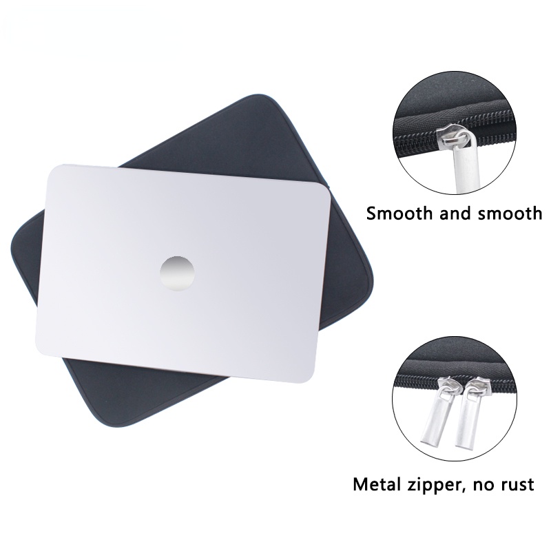 Túi Đựng Bảo Vệ Laptop 11-15 Inch Chất Liệu Dày Dặn Mềm Mại Chống Thấm Nước Tiện Dụng Cho Notebook Tablet Ốp