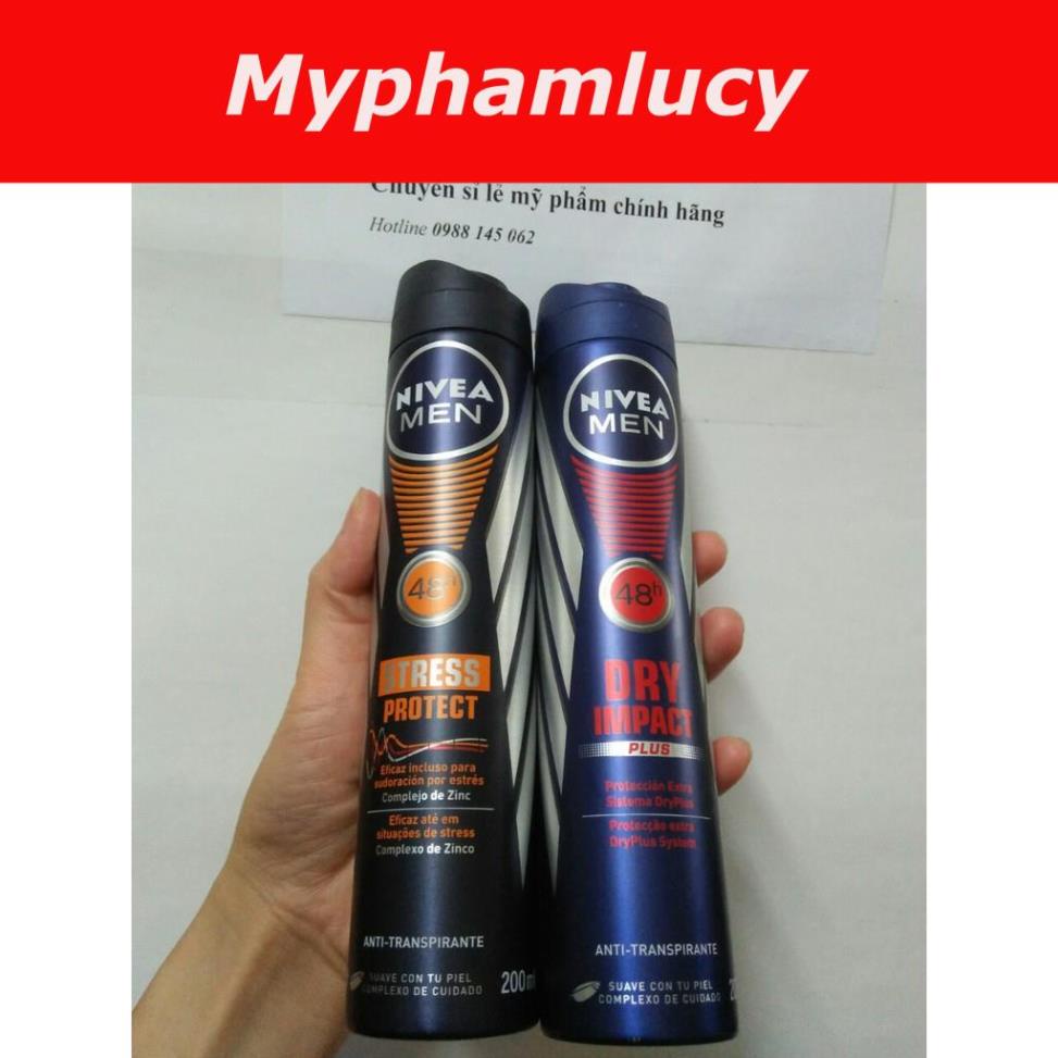Xịt khử mùi Nivea Đức 200ml cho nam Myphamlucy