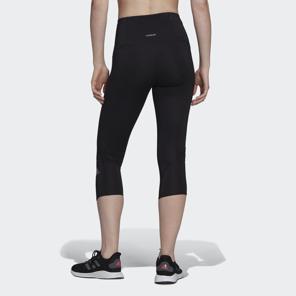 Quần Bó adidas RUNNING Nữ Quần Legging Chạy Bộ 3/4 Own the Run Màu đen H13250