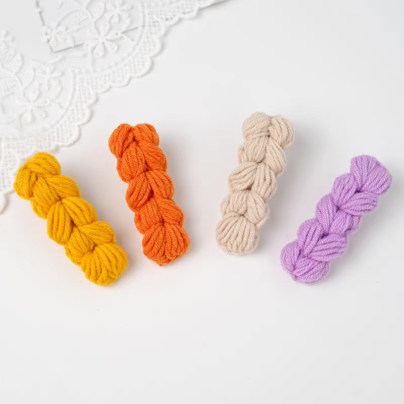 Gói Nguyên Liệu - Combo 4 Mẫu Kẹp Tóc Dễ Thương - Quà Tặng Handmade Ý Nghĩa