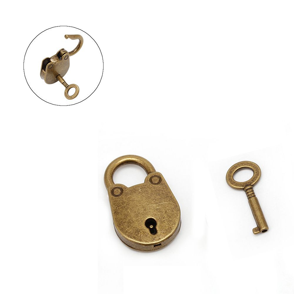 Bộ khóa kim loại mini archaize