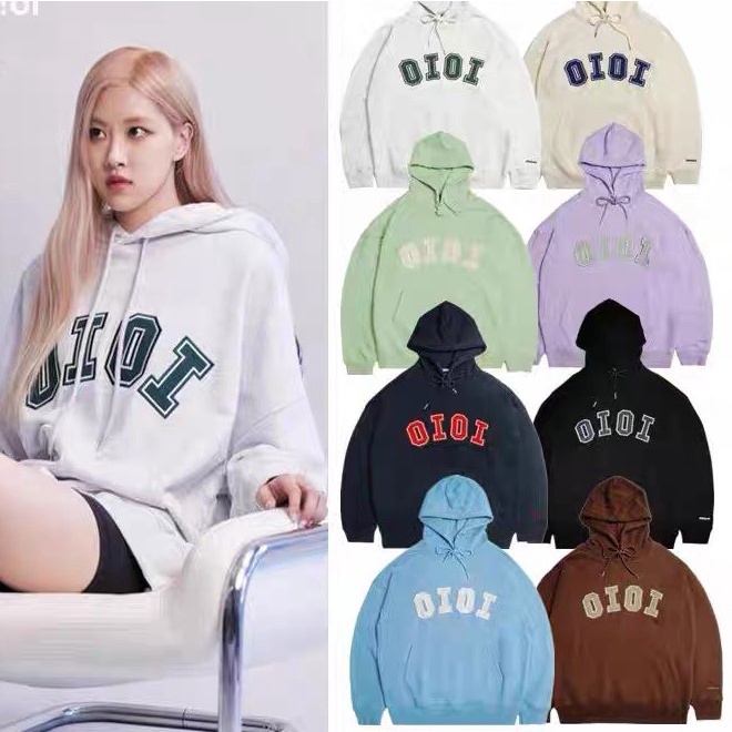 Áo Hoodie OI OI CHỮ THÊU CHUẨN MÀU LOẠI 1 Form Rộng Nam Nữ Unisex