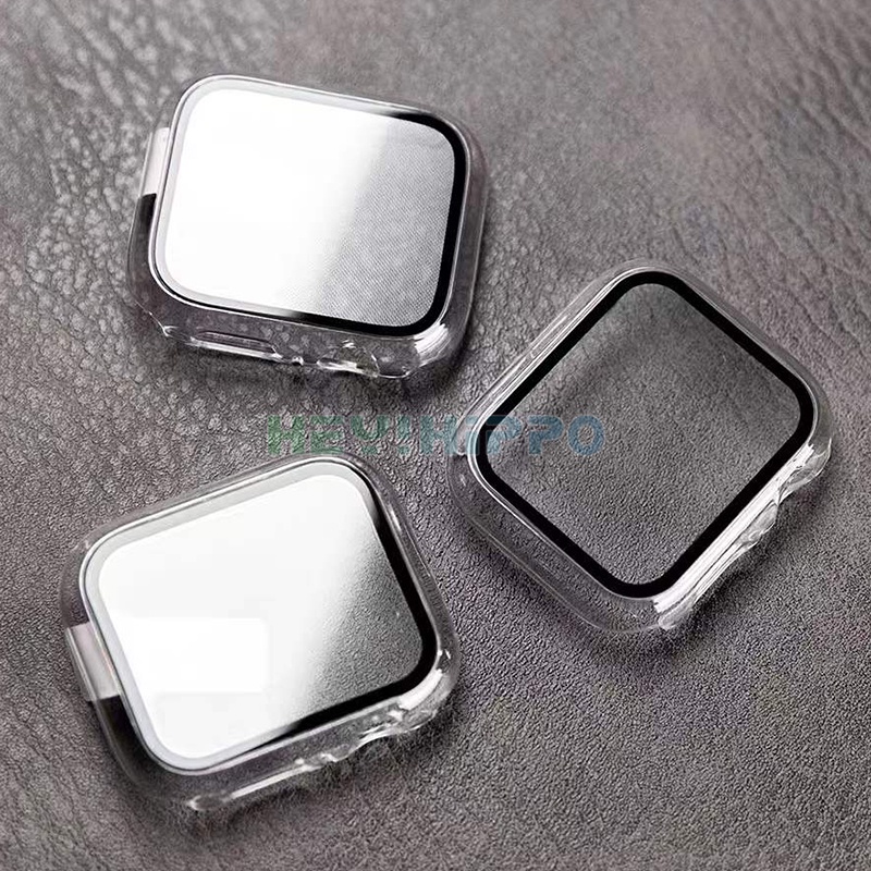Ốp Bảo Vệ Trong Suốt Dành Cho Đồng Hồ Thông Minh apple watch series 7/6/SE/5/4 iwatch 45/44/42/41/40/38mm