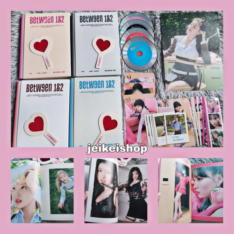ALBUM TWICE BETWEEN 1&amp;2 không photocard off bộ ảnh sưu tầm trang trí nhà cửa