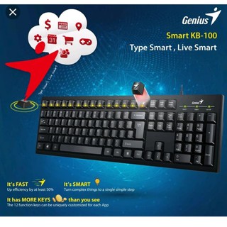 Bàn Phím Thông Minh Genius KB-100