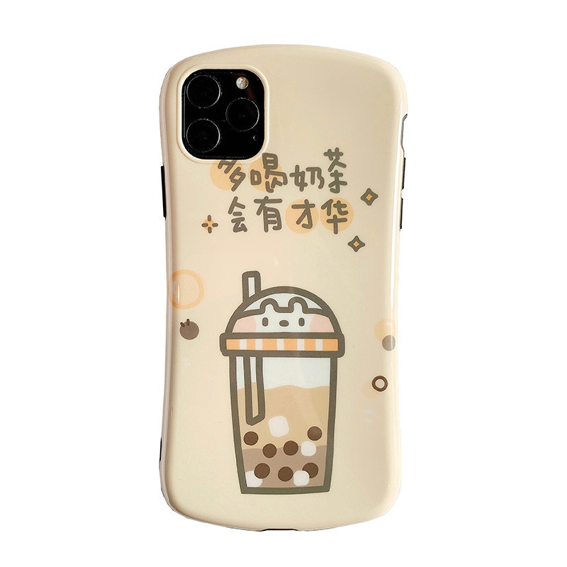 HS iPhone Case Drink More Milk Tea 11pro / Max Apple X / Xs / Xr Phone Case iPhone 7p / 8plus Arc Female HSds