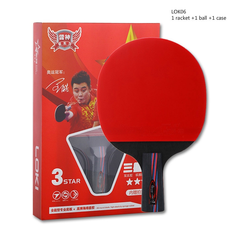 Vợt Đánh Bóng Bàn Loki 3 Star Chất Lượng Cao