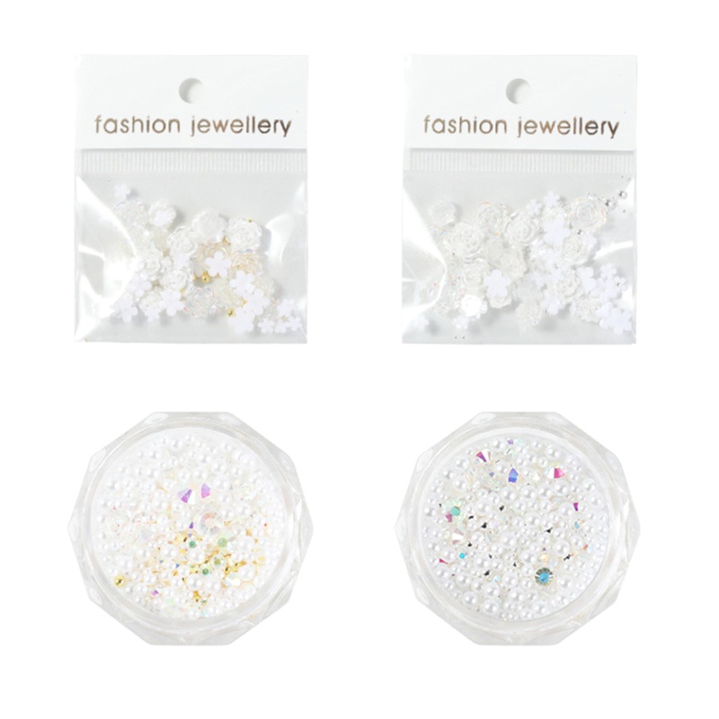 Sa Hạt Thép Hình Hoa Trà Trang Trí Móng Tay Nghệ Thuật