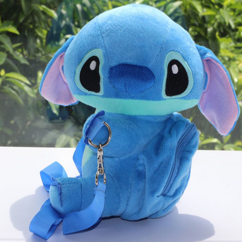 Túi Đeo Chéo Hình Stitch Nhồi Bông Đáng Yêu