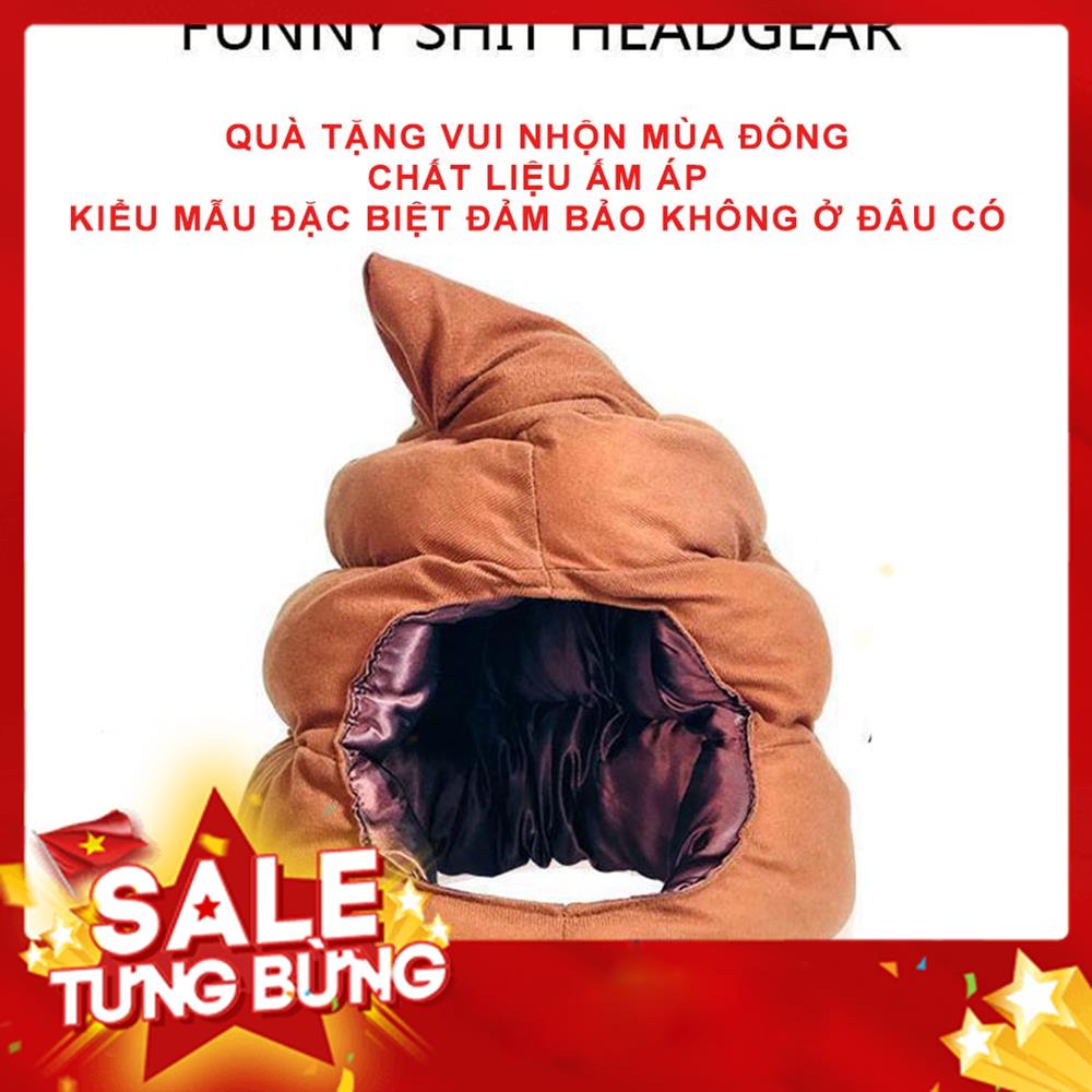 Mũ Len Hình Cục Phân, Mũ Len Đội Đầu Mùa Đông Vui Nhộn,Quà Tặng Đồ Dùng Độc Đáo Hot Trend Mùa Đông MSP89062