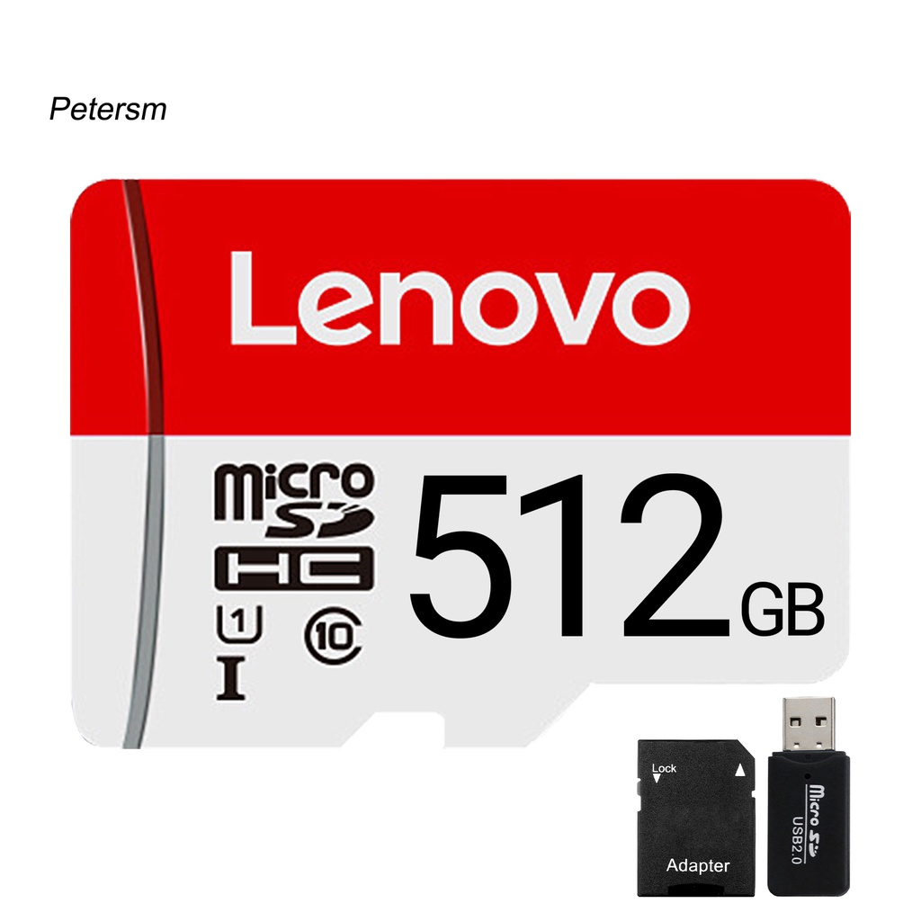 Thẻ nhớ Lenovo 512GB 1TB tốc độ cao chống nước chống từ tính cho MP3/MP4