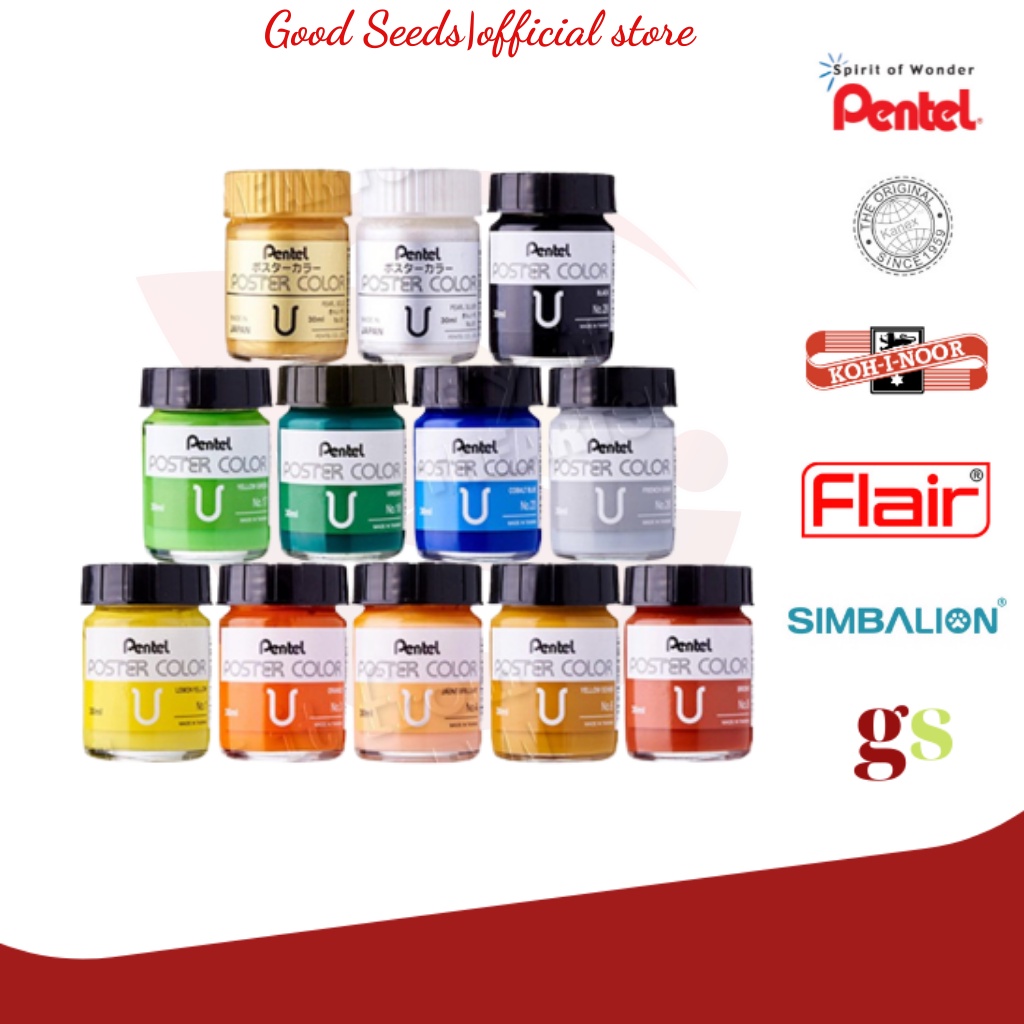 Màu Pentel Poster Color - WPU
