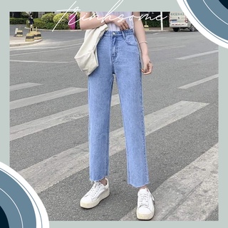 Quần jeans, quần bò nữ , dáng ống suông phong cách hàn quốc