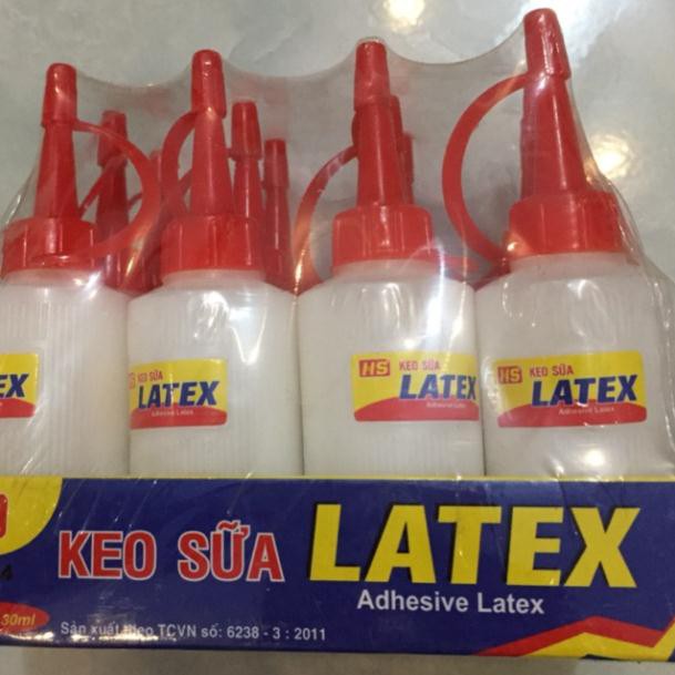 12 lọ keo sữa LATEX