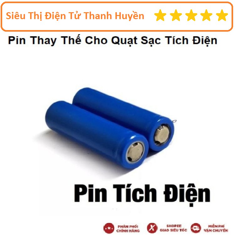 Pin Cho Quạt Sạc Điện Mini Cầm Tay - Pin Dự Phòng Thay Thay Thế Cho Quạt Điện Cầm Tay