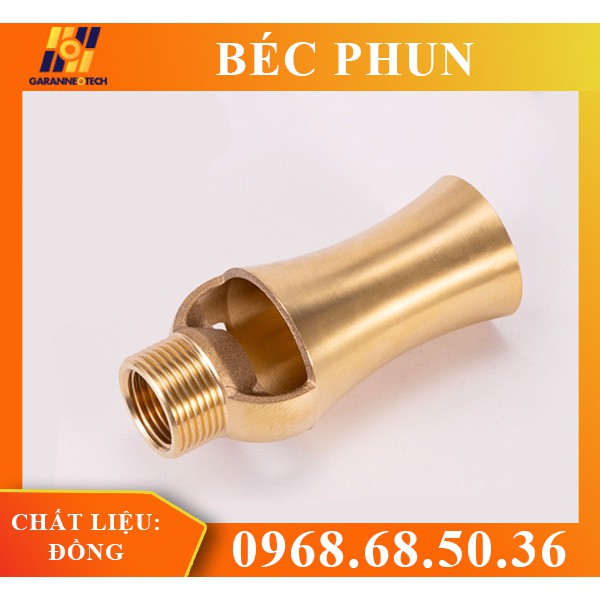 Đầu Phun Nước Nghệ Thuật Tạo Hình Cây Thông Bằng Đồng Ren Ngoài DN20 (3/4 Inch)