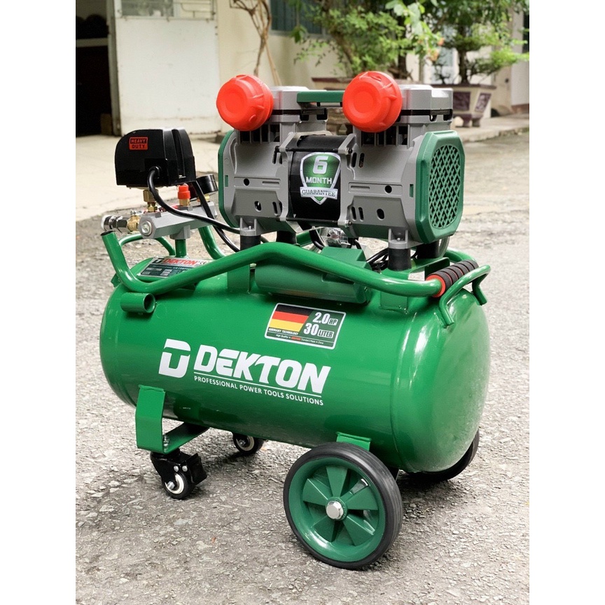 MÁY NÉN KHÍ KHÔNG DẦU DEKTON DK-AC3930  2.0HP/1500W/30L Mẫu mới 2022