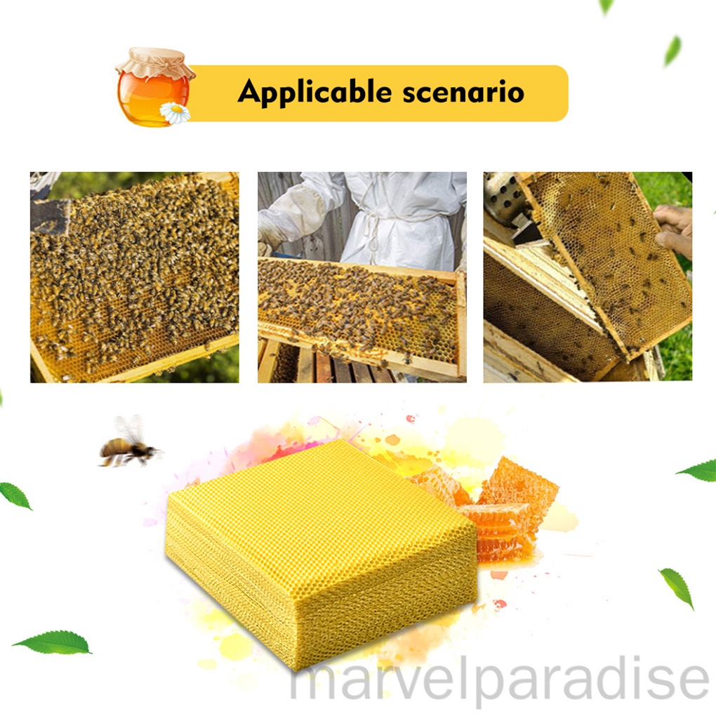 Set 10 tấm sáp ong dùng để hỗ trợ nuôi ong tiện dụng