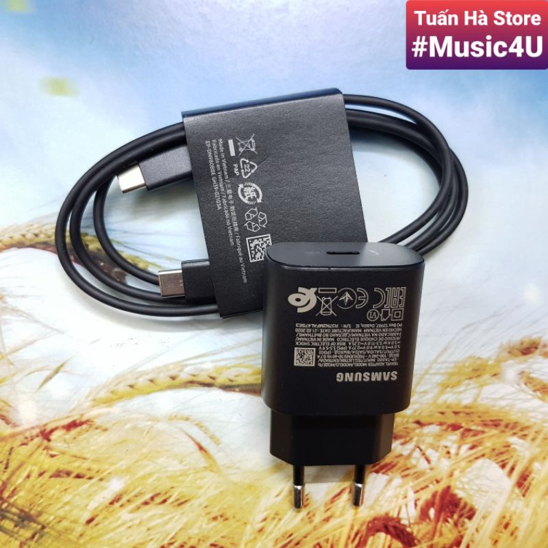 Củ sạc siêu nhanh EP TA800 25W USB Type C cho Samsung S20 S21 S22 Note 10 Note 20 Plus Tuấn Hà Store