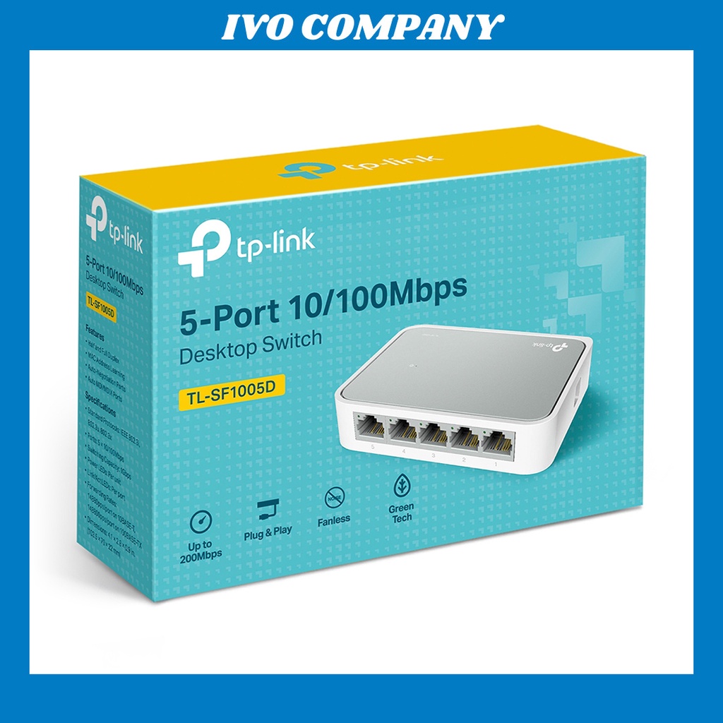 Thiết Bị Chia Mạng TP-Link TL SF1005D 5 Cổng 100Mbps