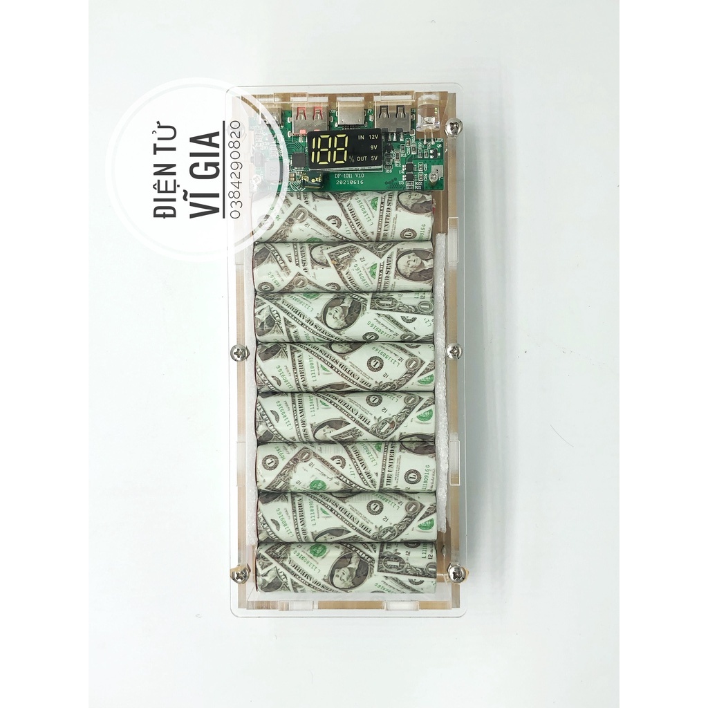 Sạc Dự Phòng MICA Trong Suốt Cao Cấp Chuẩn 32000mAh-40000mAh