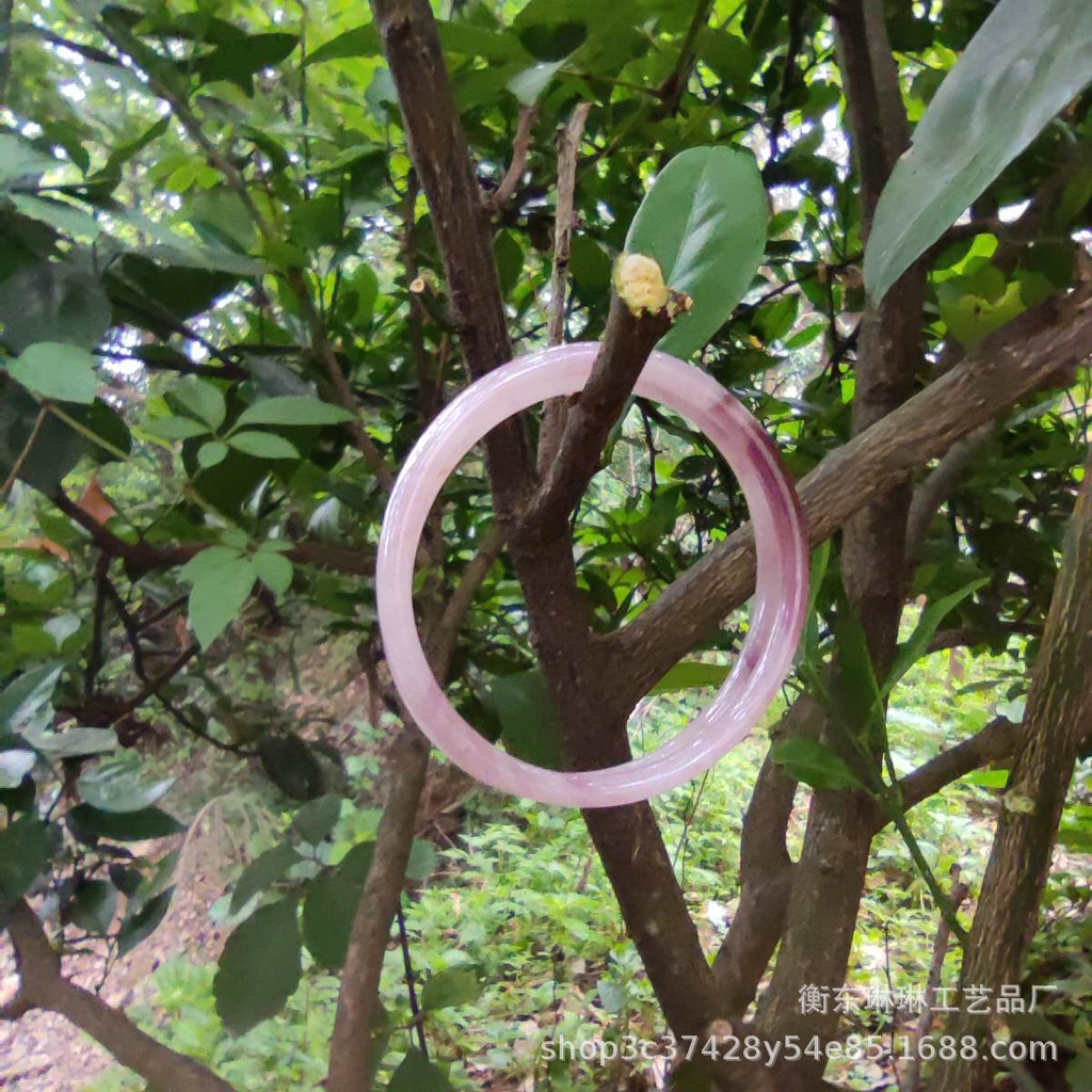 Vòng Đeo Tay 56 Chi Tiết Hạt Ngọc Thạch Trong Suốt Phong Cách Trung Hoa