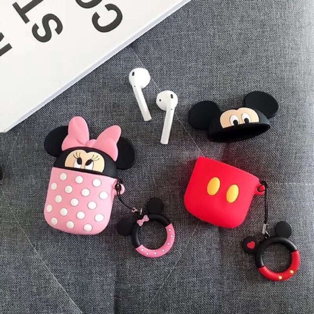 Case Airpods 1/2 mickey đỏ