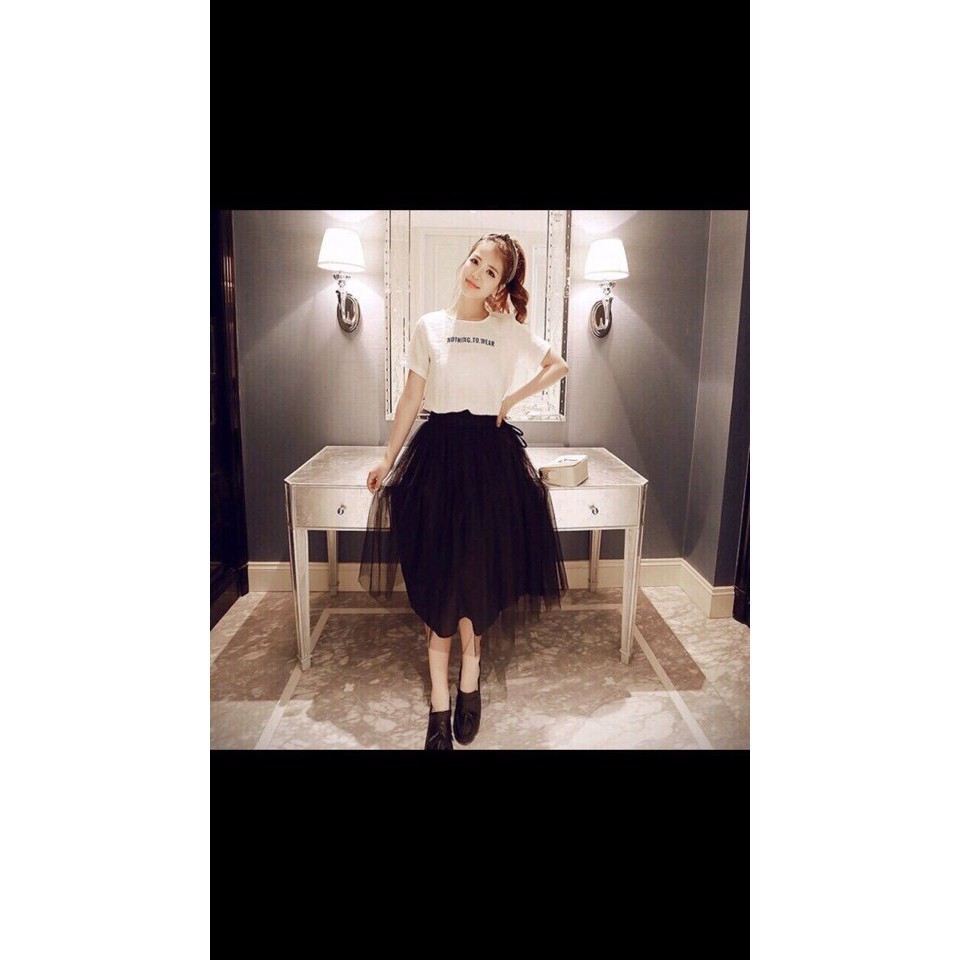 CHÂN VÁY CÔNG CHÚA TUTU ULZZANG TRẮNG TINH KÈM HÌNH THẬT🥰🥰