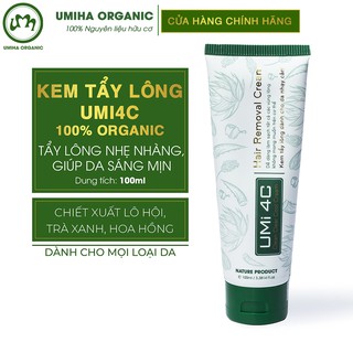 Kem tẩy lông Umi 4C (100ml) an toàn cho da nhạy cảm - Tẩy lông Vùng kín, Bikini, Nách, Chân, Tay, Bụng, Ngực tạ thumbnail