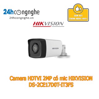 Camera hdtvi 2mp có mic hikvision ds-2ce17d0t-it3fs
