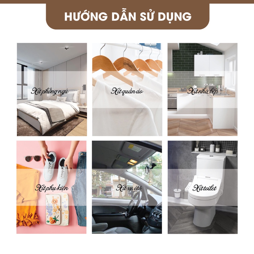 Xịt khử mùi tinh dầu Hoa hồng Homer Thiên nhiên - Dung tích 100ml/250ml