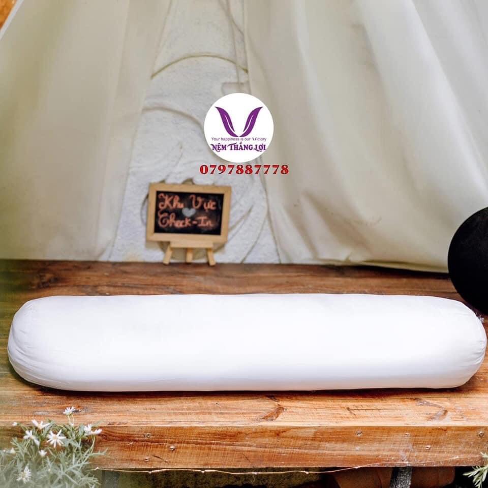 Gối bông gòn Thắng Lợi, Chính hãng 100% polyester do Công ty Thắng Lợi sản xuất. Giặt được bằng tay và máy