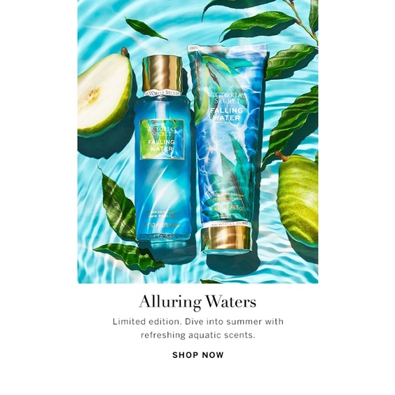 Xịt Thơm  Toàn Thân Victoria’s Secret Alluring Waters Fragrance Mist (250ml) +jɥȽÿ08+