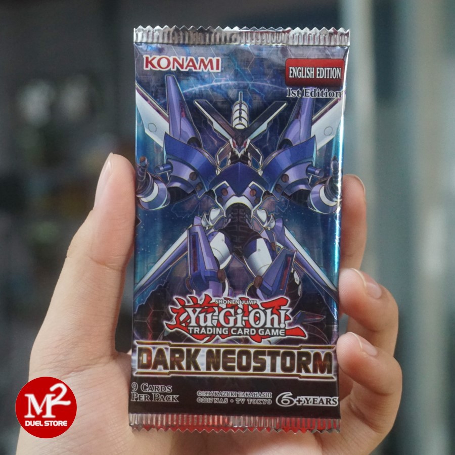 Túi thẻ bài yugioh Dark Neostorm Booster Pack - 9 lá bài thật - Hàng nhập từ Anh Quốc (UK)