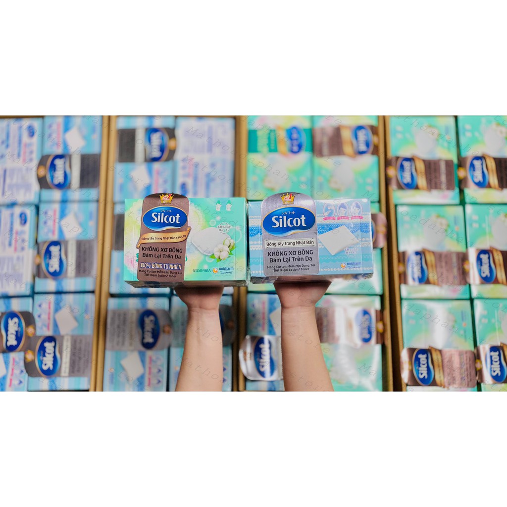 Bông tẩy trang Silcot 82 miếng/hộp | BigBuy360 - bigbuy360.vn