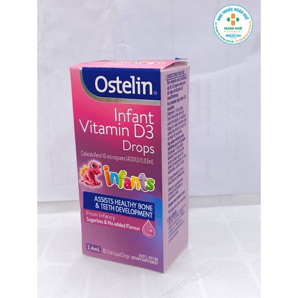 Vitamin D3 Ostelin Úc cho trẻ sơ sinh và trẻ nhỏ